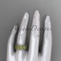 14k yellow gold celtic trinity knot wedding band, matte finish wedding band, engagement ring CT7508G