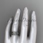 Platinum celtic trinity knot wedding band, engagement ring CT7510G