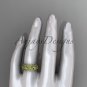 14k yellow gold celtic trinity knot wedding band, matte finish wedding band, engagement ring CT7510G