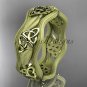 14kt yellow gold celtic trinity knot wedding band, engagement ring CT7510GM