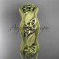 14kt yellow gold celtic trinity knot wedding band, engagement ring CT7510GM