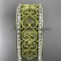 14kt yellow gold diamond engagement ring, wedding band ADLR423B