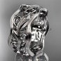 Platinum celtic trinity knot wedding band, engagement ring CT7263G