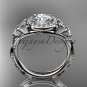 Platinum diamond celtic trinity knot wedding ring, engagement ring CT7328