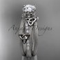 Platinum diamond celtic trinity knot wedding ring, engagement ring CT7329