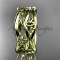 14kt yellow gold celtic trinity knot wedding band, engagement ring CT7350G