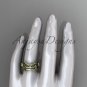 14kt yellow gold celtic trinity knot wedding band, engagement ring CT7350G