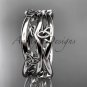 Platinum celtic trinity knot wedding band, engagement ring CT7350G