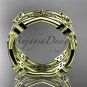 14kt yellow gold celtic trinity knot wedding band, engagement ring CT7517G