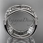 platinum celtic trinity knot wedding band, engagement ring CT7519G