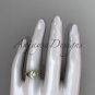 14kt yellow gold celtic trinity knot wedding ring, engagement ring CT7375