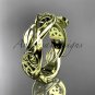 14kt yellow gold celtic trinity knot wedding band, triquetra ring, engagement ring CT7520G