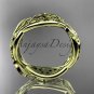 14kt yellow gold celtic trinity knot wedding band, triquetra ring, engagement ring CT7520G