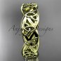 14kt yellow gold celtic trinity knot wedding band, triquetra ring, engagement ring CT7392G