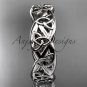Platinum celtic trinity knot wedding band, triquetra ring, engagement ring CT7392G