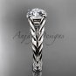 Platinum twisted rope wedding ring RP8108