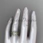 14kt yellow gold rope halo diamond engagement ring with a Moissanite center stone RP8127