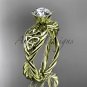 14kt yellow gold rope celtic engagement rings RPCT970