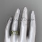 14kt yellow gold rope celtic engagement rings RPCT970