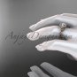 14kt rose gold rope celtic engagement rings RPCT997