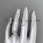14kt rose gold rope celtic engagement rings RPCT997