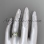 14kt yellow gold rope moissanite Celtic Bridal ring RPCT997