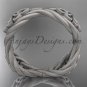 Platinum matte finish rope celtic wedding band RPCT998G
