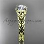 14kt yellow gold celtic rope engagement ring RPCT9108