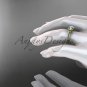 14kt yellow gold rope triquetra celtic engagement ring RPCT9116