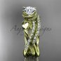 14kt yellow gold diamond leaf and flower wedding set ADLR70S