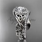Celtic Wedding Ring Sets White Gold Diamond Celtic Trinity Knot Bridal Set CT7300S