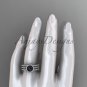 Black pearl diamond wedding sets 14kt white gold awesome halo engagement ring ABP95S