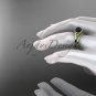 Black pearl celtic knot wedding set 14k yellow gold bridal ring CTBP7375S