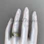 Moissanite wedding set 14k yellow gold bow engagement ring ADLR376S