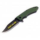7.5" HUNT-DOWN FOLDING  KNIFE WITH BELT CLIP Sku : 7722