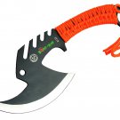 11.5" ZOMB-WAR TACTICAL AXE STAINLESS STEEL ORANGE Sku : 8122