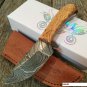 6" HAND MADE REAL D STEEL SKINNER HUNTING KNIFE Code-Helen Mckinzie