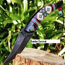 8.5" NATIVE AMERICAN S/A FOLDING KNIFE Code-Helen Mckinzie