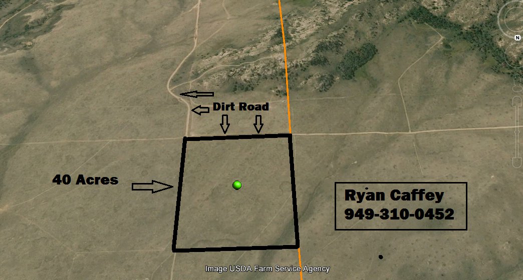 40 Acres Alcova, Wyoming! Near Pathfinder Reservoir! OWC!