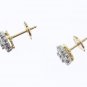 Jabel 1.0ctw Diamond Cluster Earrings, Retail $4070