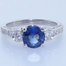 Saturn AD643 Sapphire and Diamond Ring, Retail $6100