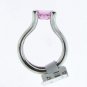 Pink Topaz Tension Mount Ring