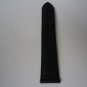 20mm Watch Band Black Genuine Leather Strap