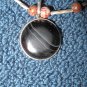 Jasper & Silver beaded necklace with Fancy Jasper Pendant & Earring set