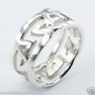 Sterling Silver 925 Stamped Gorgeous Celtic Knotwork Band Ring Size 9 Brand New