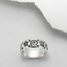 Sterling Silver 925 Stamped Unique Band Ring Very Nice Size 7 Brand New