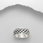 Sterling Silver 925 Stamped Celtic Spin Ring Size 11 Very Nice