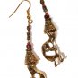 Brass Piper Earring