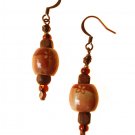 Wood Beaded Earring