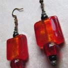 Red Beaded Earring